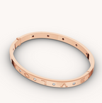 [⭐JeweliWhal]سوار ZERO 1 PINK GOLD بـ 12 ماسة