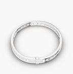 [⭐JeweliWhal]ZERO 1 SPIRAL LOGO SILVER BRACELET