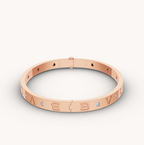 [⭐JeweliWhal]سوار ZERO 1 PINK GOLD بـ 12 ماسة