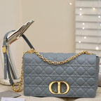 ラージ カロバッグ 28 グレー サプル カナージュ カーフスキン