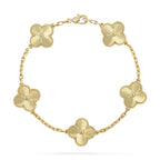 [⭐JeweliWhal] مجموعة سوار CLOVER 5 MOTIF LASER