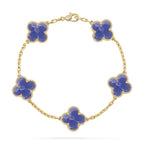 [⭐JeweliWhal] مجموعة سوار CLOVER 5 MOTIF BLUE VEINS