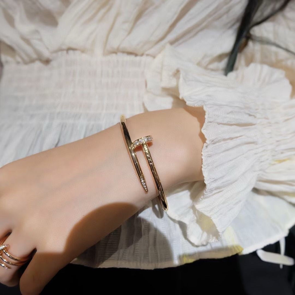 [⭐JeweliWhal]JUSTE ブレスレット 3.5MM ダイヤモンド