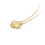 [⭐JeweliWhal]クローバー 15mm レーザーネックレス