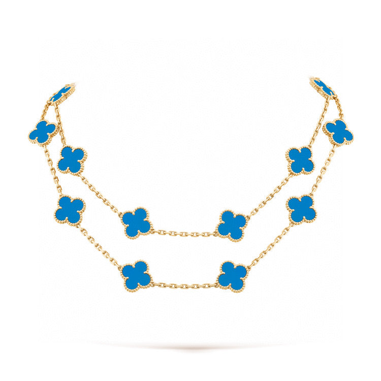 [⭐JeweliWhal]CLOVER 20 MOTIFS TURQUOISE GOLD