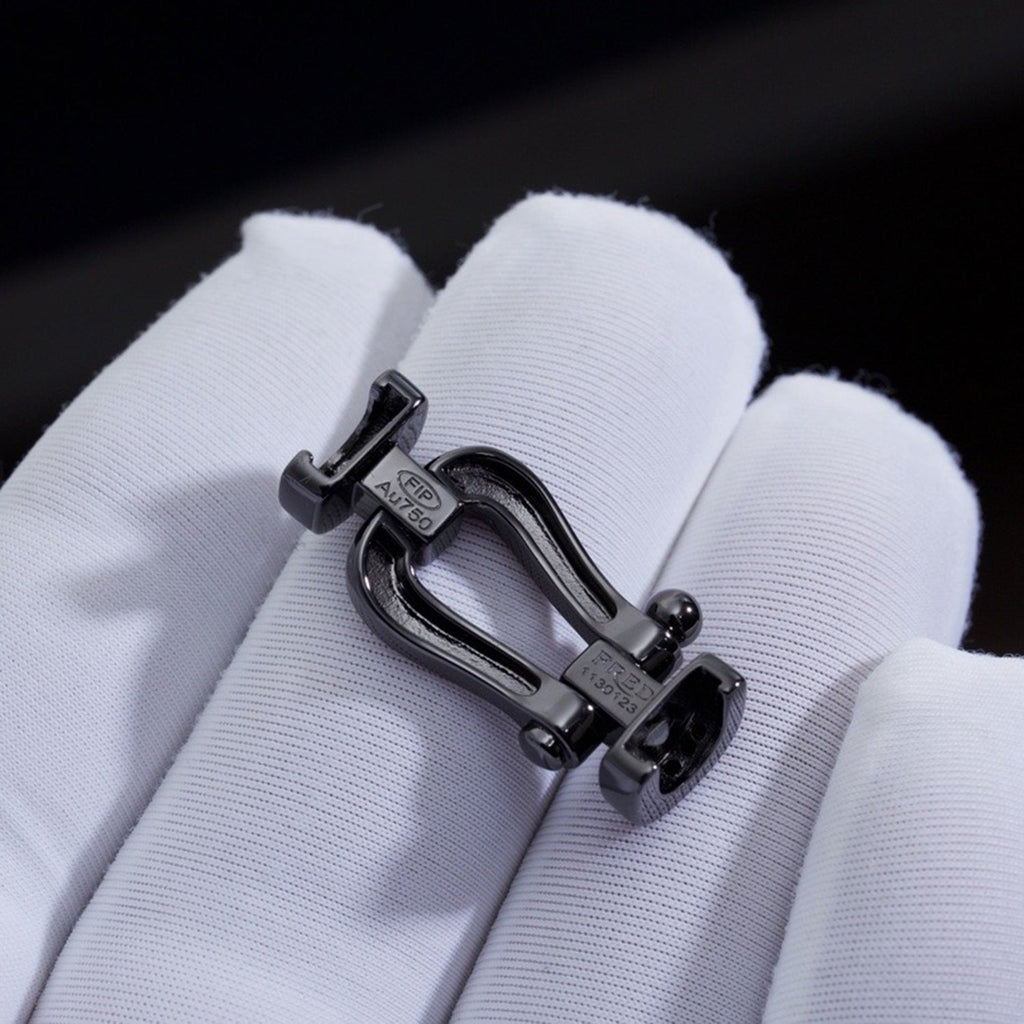 [⭐JeweliWhal]フォース ラージシリーズ ホースシュー ブラック サムライ ブレスレット