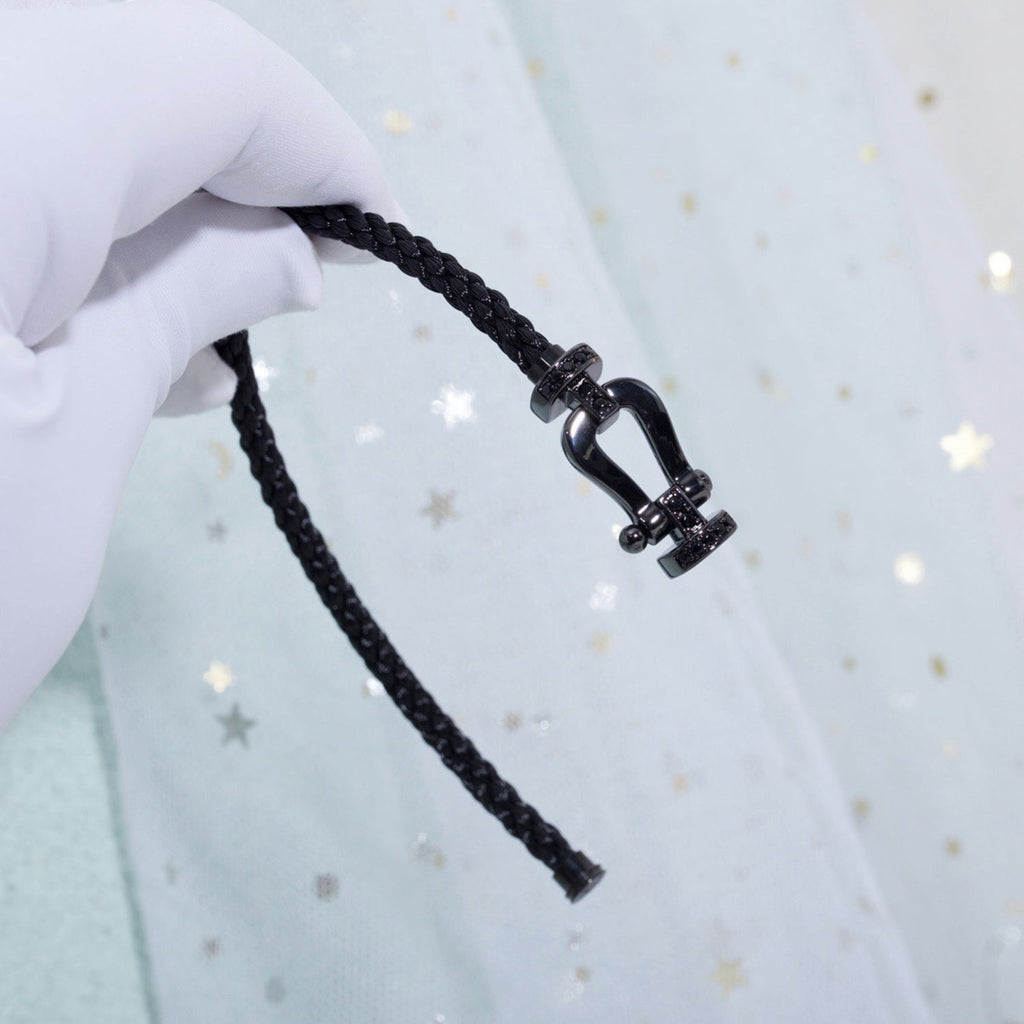 [⭐JeweliWhal]フォース ラージシリーズ ホースシュー ブラック サムライ ブレスレット