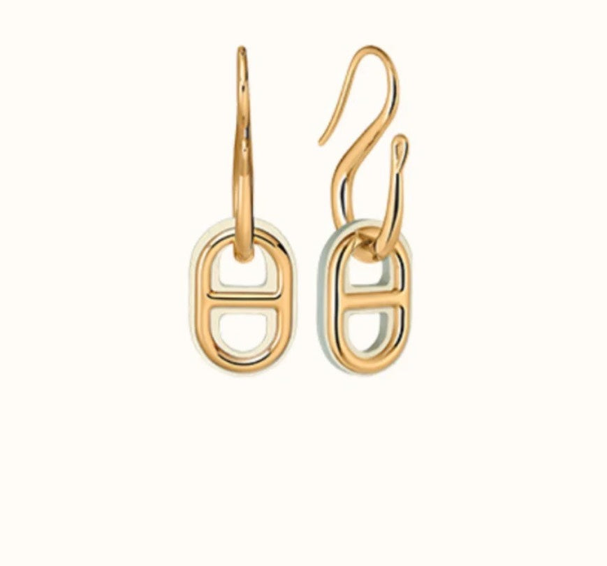 [⭐JeweliWhal]HM O'MAILLON GOLD EARRINGS