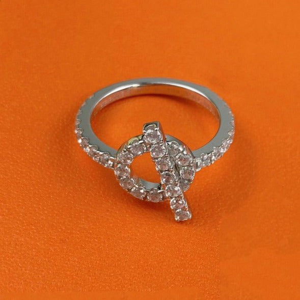 [⭐JeweliWhal]ECHAPPEE RING SILVER DIAMOND
