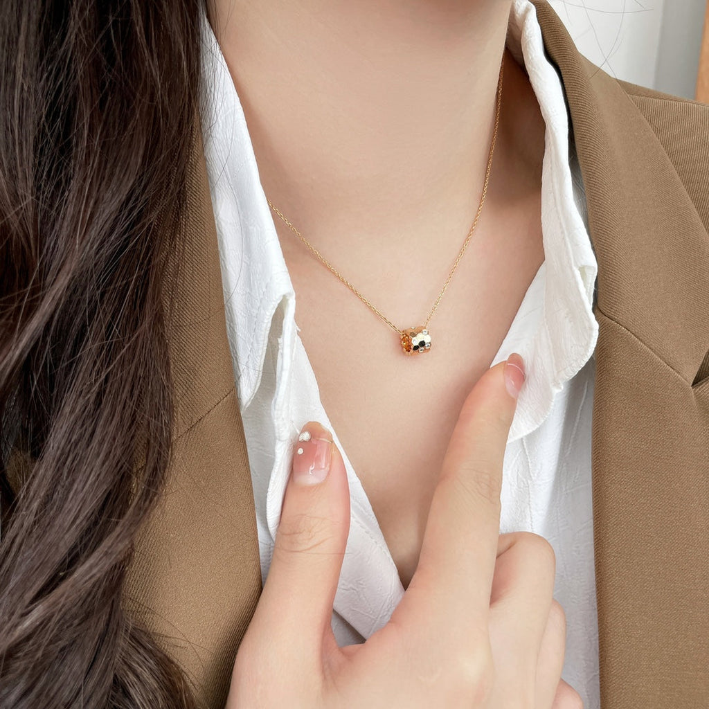 [⭐JeweliWhal]BEE MINI PEDANT DIAMOND NECKLACE