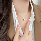 [⭐JeweliWhal]BEE MINI PEDANT DIAMOND NECKLACE