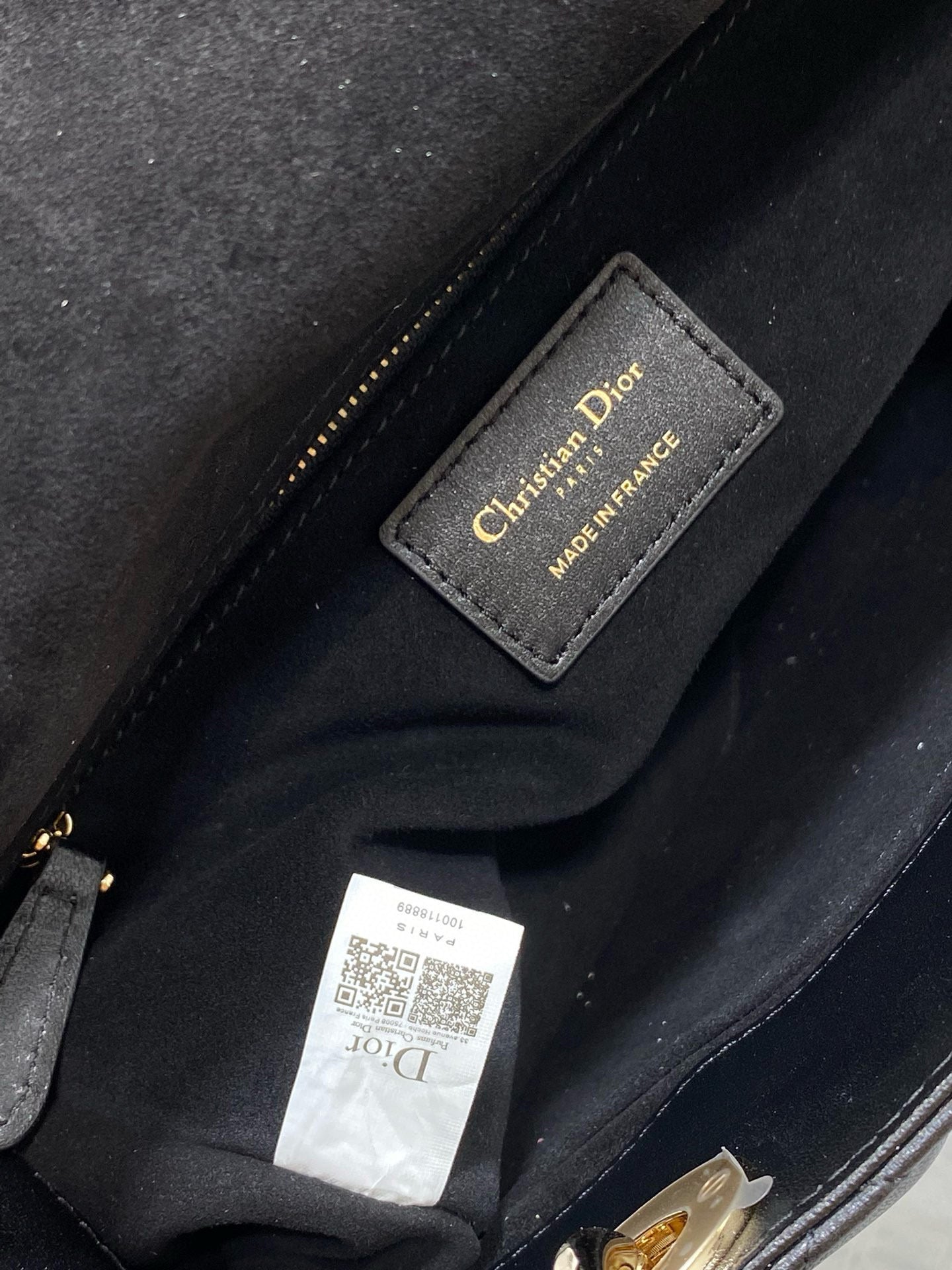 ミディアム レディスバッグ 24インチ ブラック カーフスキン ゴールド金具