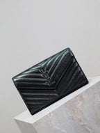 WOC 23 ブラックキャビアラムスキン シルバーハードウェア