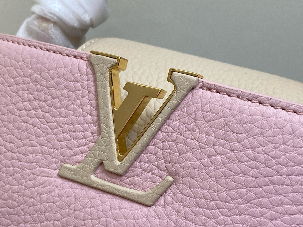 カプシーヌ ミニ 21インチ ライトピンク トリヨン ラブロック ゴールド金具