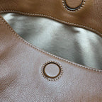 ダイアナ ミニバッグ 24インチ ウェブ付き ワインレッド ラッカー カーフスキン バンブーハンドル