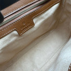 ダイアナ ミニバッグ 24インチ ウェブ付き ワインレッド ラッカー カーフスキン バンブーハンドル