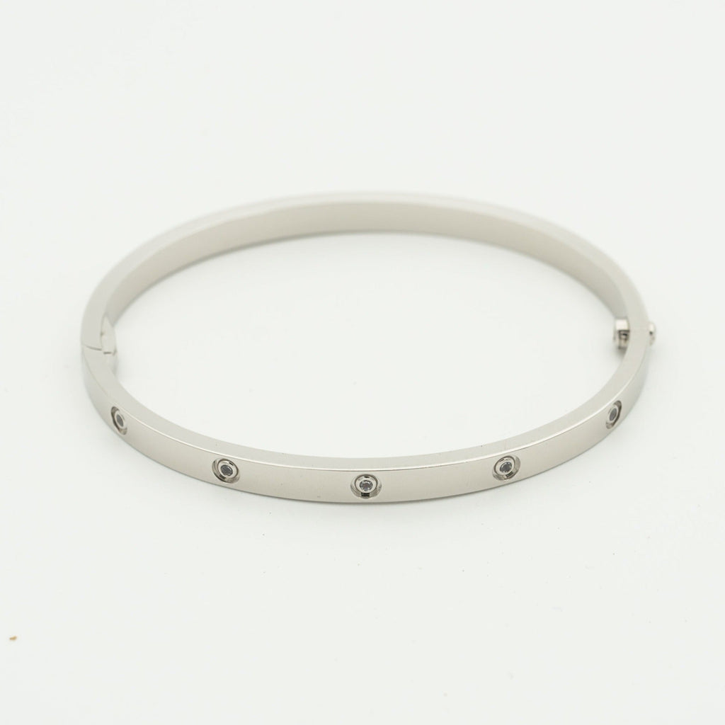 [⭐JeweliWhal]سوار الحب 3.65MM 10 ماسات