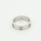 [⭐JeweliWhal]LOVE RING 5.5MM 6 DIAMONDS SILVER
