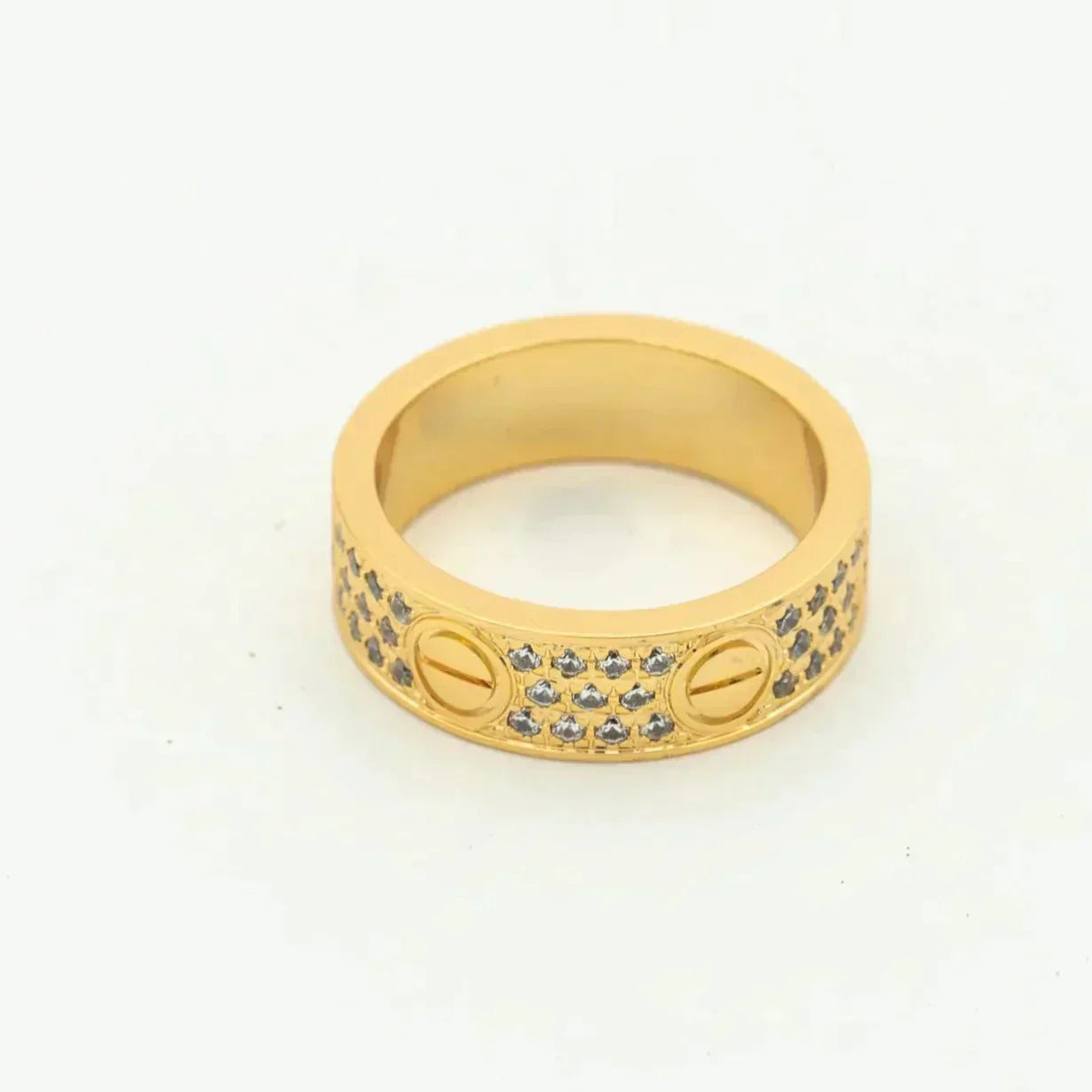 [⭐JeweliWhal]LOVE RING 5.5MM DIAMONDS PAVED