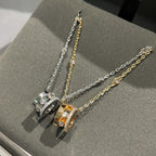[⭐JeweliWhal]CHAIN MOVE ROMANE PEDAND NECKLACE