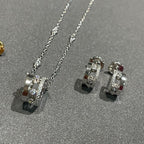 [⭐JeweliWhal]CHAIN MOVE ROMANE PEDAND NECKLACE