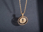[⭐JeweliWhal]Demo MOVE PM NECKLACE PINK GOLD DIAMOND