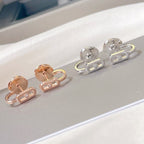 [⭐JeweliWhal]CREOLES MOVE UNO MINI 1 DIAMOND EARRINGS
