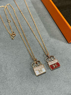 [⭐JeweliWhal]H CIRCE モアッサナイト ペンダントネックレス ゴールド