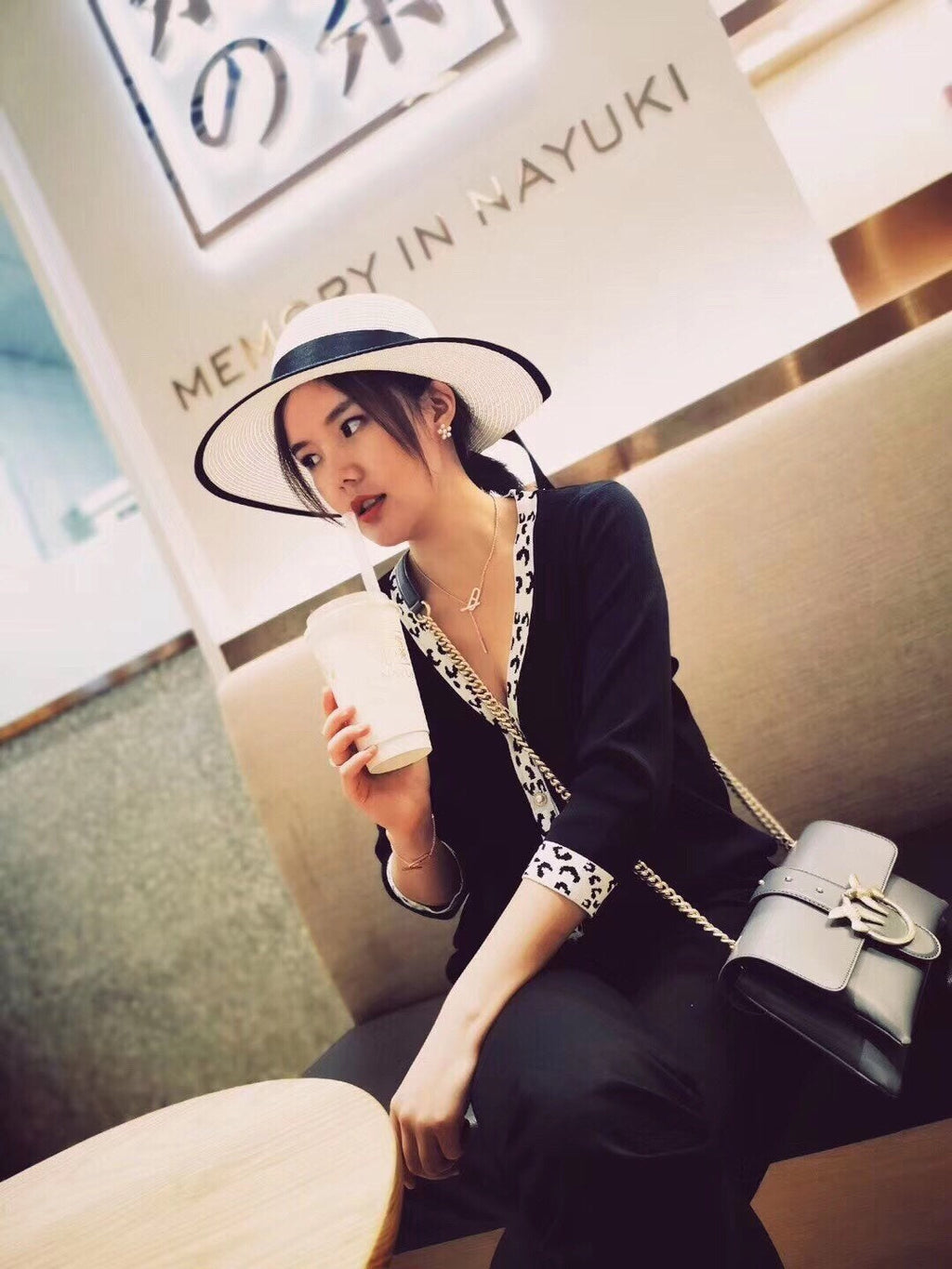 [⭐JeweliWhal]HM FIRE PIG NOSE NECKLACE TRENDY STREET