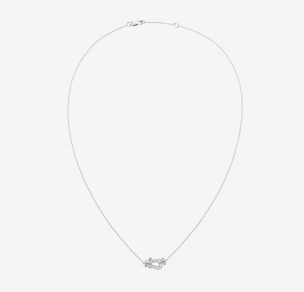 [⭐JeweliWhal]FORCE 10 DIAMOND SILVER NECKLACE MINI MODEL