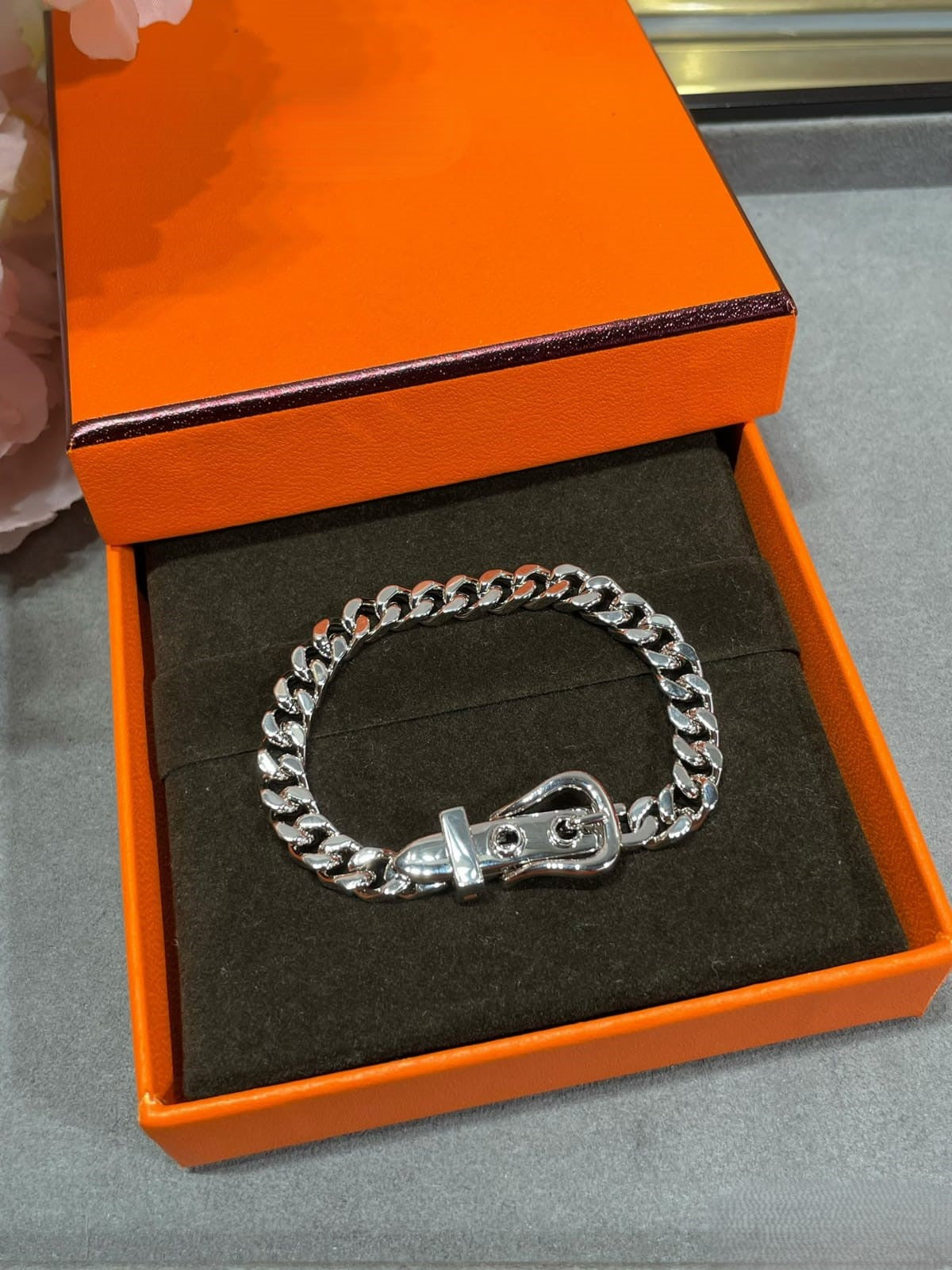 [⭐JeweliWhal jewelrys]سوار سلسلة HM