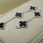 [⭐JeweliWhal] CLOVER 5 MOTIF ONYXS BRACELET COLLECTION