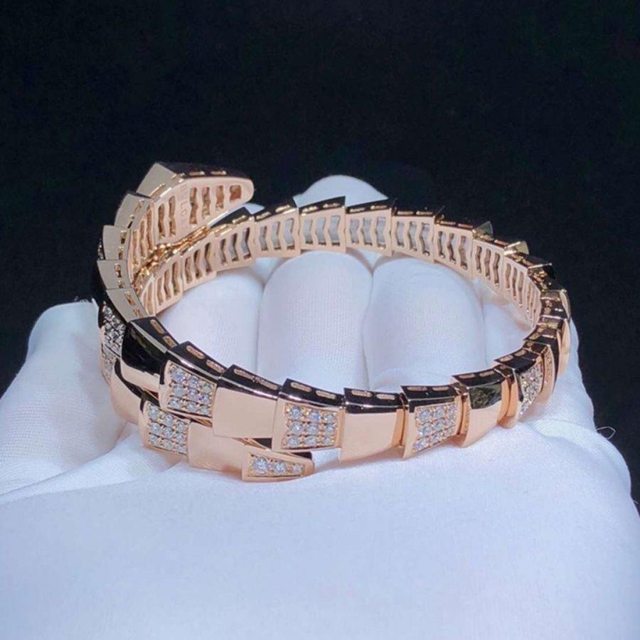 [⭐JeweliWhal]SERPENTI BRACELET PINK GOLD DIAMOND