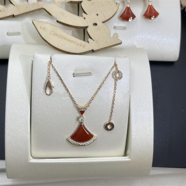[⭐JeweliWhal]DREAM NECKLACE CARNELIAN DIAMOND