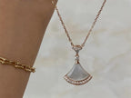 [⭐JeweliWhal]DREAM NECKLACE MOP PINK GOLD DIAMOND