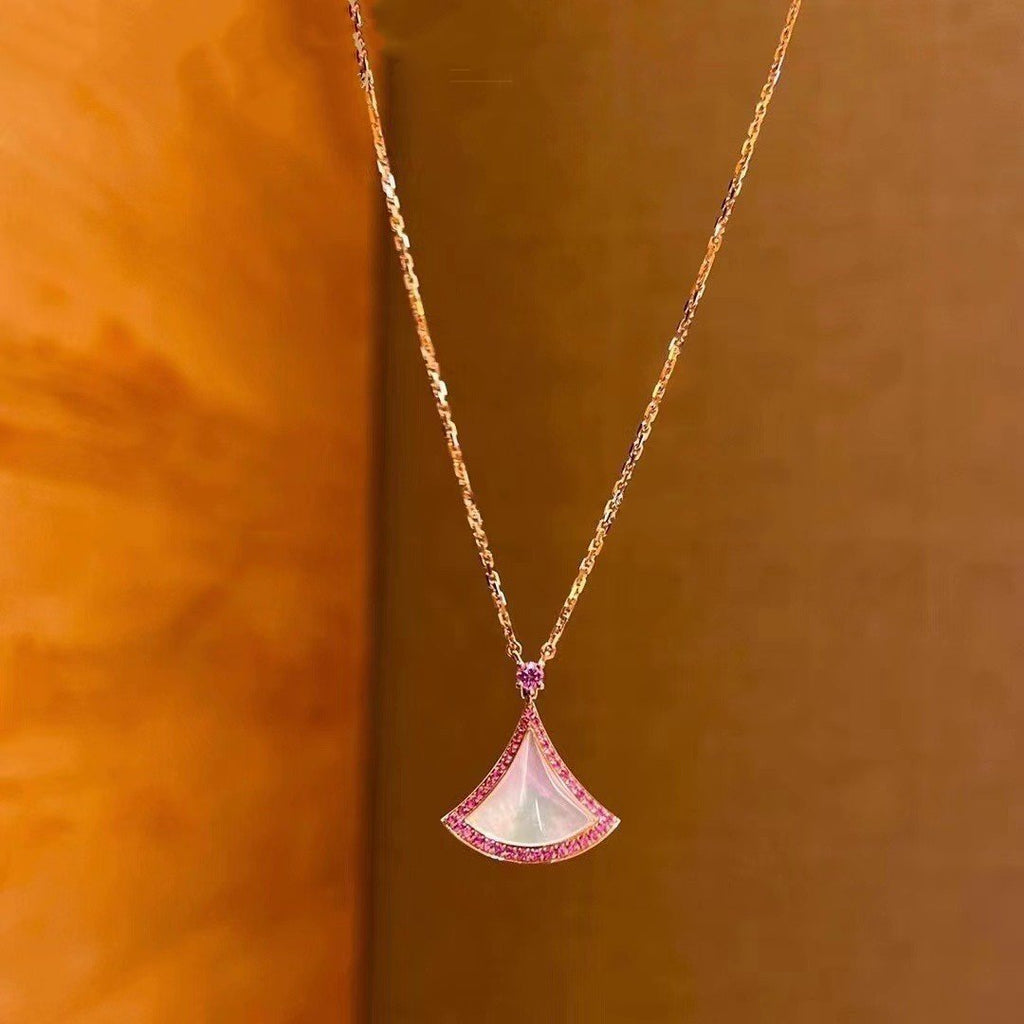[⭐JeweliWhal]DREAM NECKLACE MOP DIAMOND PINK