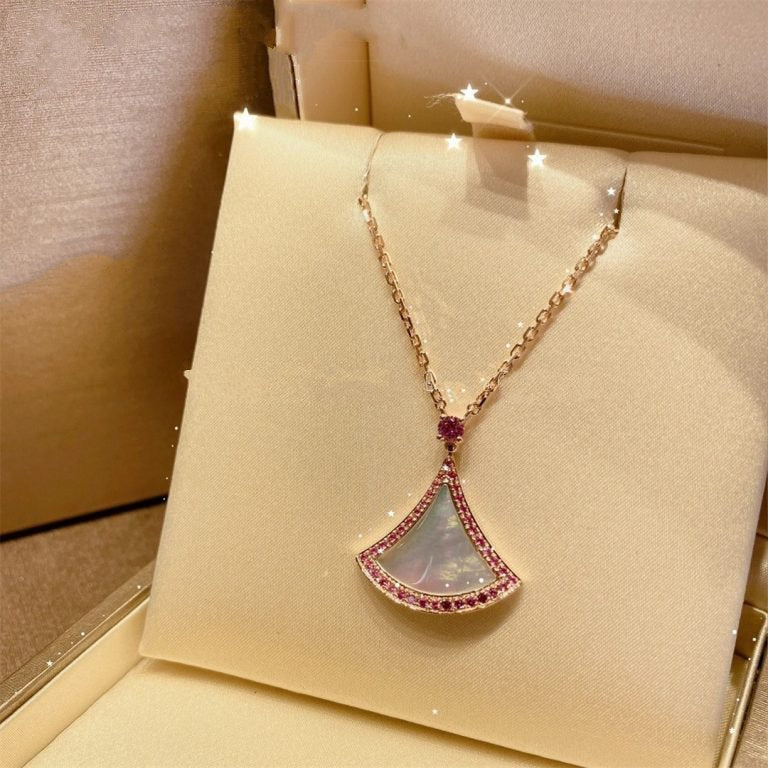 [⭐JeweliWhal]DREAM NECKLACE MOP DIAMOND PINK