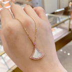 [⭐JeweliWhal]DREAM NECKLACE MOP DIAMOND PINK