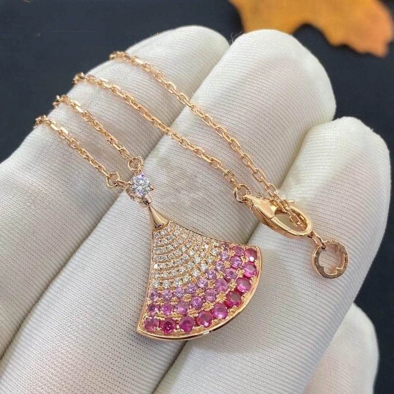 [⭐JeweliWhal]DREAM NECKLACE PINK GOLD PINK DIAMOND