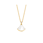 [⭐JeweliWhal]DREAM NECKLACE WHITE MOP GOLD 1 DIAMOND