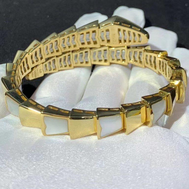 [⭐JeweliWhal]SERPENTI BRACELET MOP GOLD