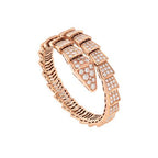 [⭐JeweliWhal]SERPENTI BRACELET 8MM PINK GOLD DIAMOND
