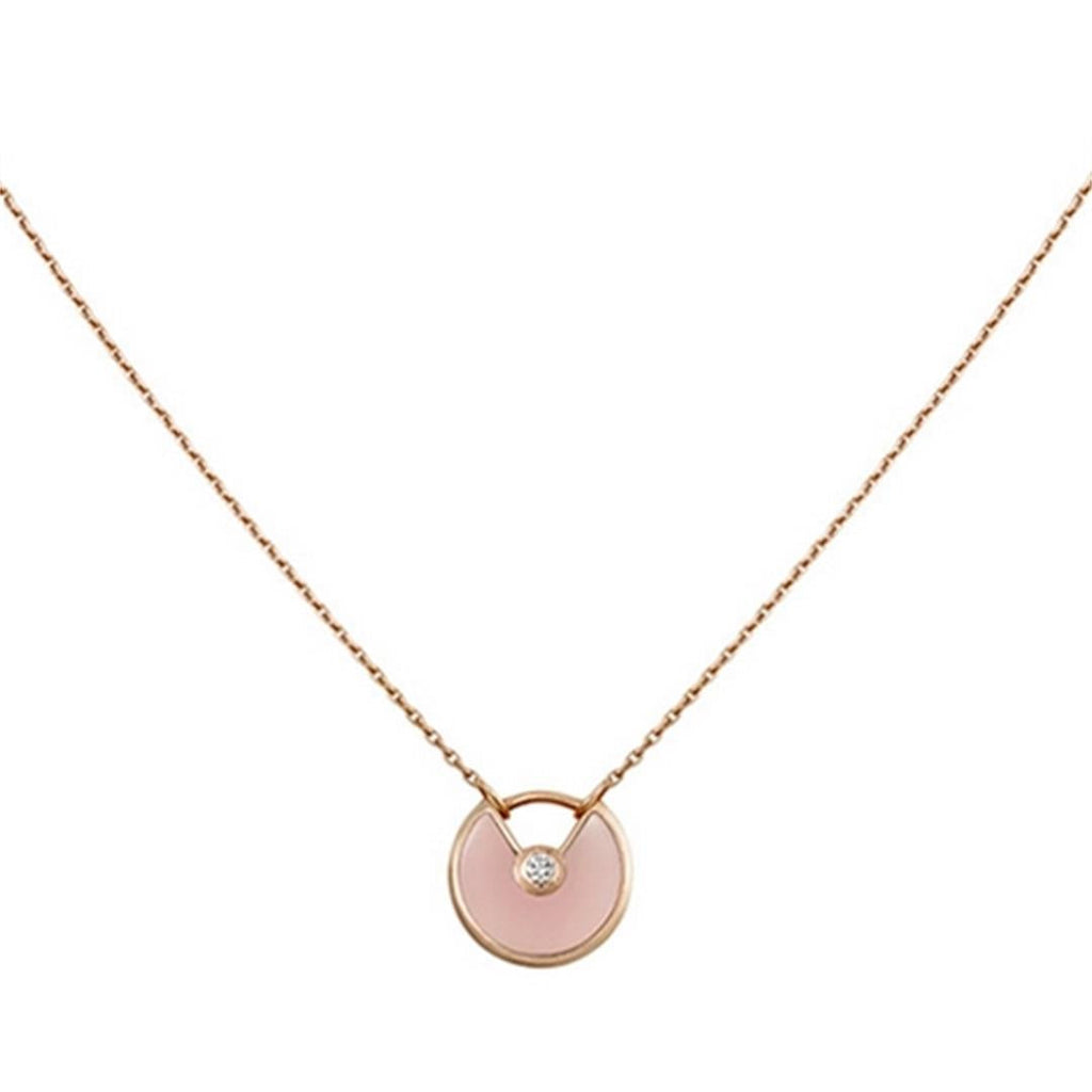 [⭐JeweliWhal]AMULETTE ROSE GOLD PINK MOP NECKLACE