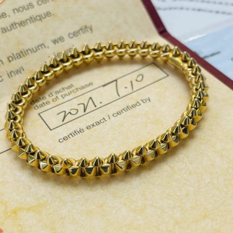 [⭐JeweliWhal]CLASH GOLD BRACELET