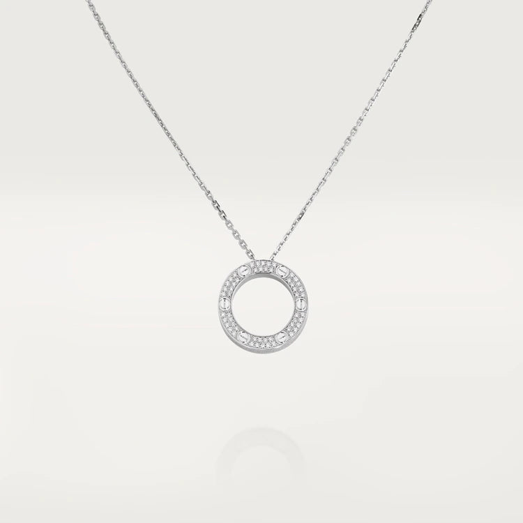 [⭐JeweliWhal]LOVE NECKLACE ADJUSTABLE SILVER
