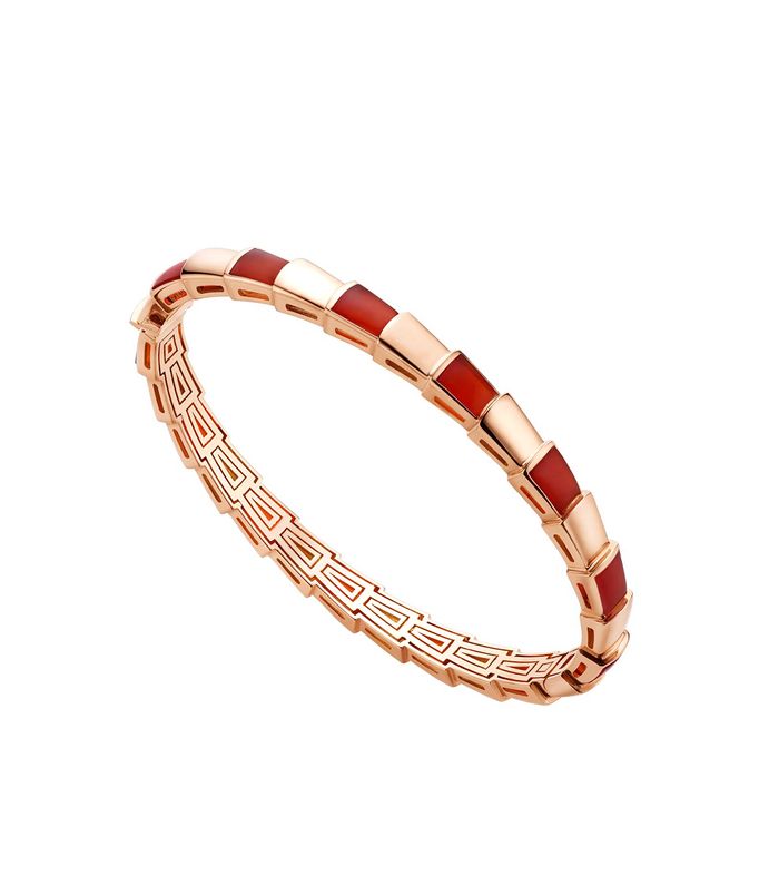 [⭐JeweliWhal]SERPENTI BRACELET PINK GOLD RUBELLITE