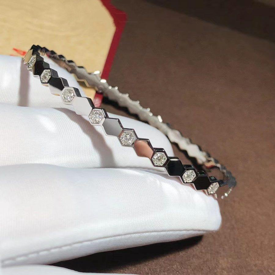 [⭐JeweliWhal]BEE LOVE SILVER DIAMOND BRACELET