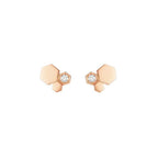 [⭐JeweliWhal]BEE LOVE PINK GOLD DIAMOND EARRINGS