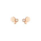 [⭐JeweliWhal]BEE LOVE PINK GOLD DIAMOND EARRINGS
