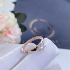 [⭐JeweliWhal]BEE LOVE RING PINK GOLD 1 DIAMOND